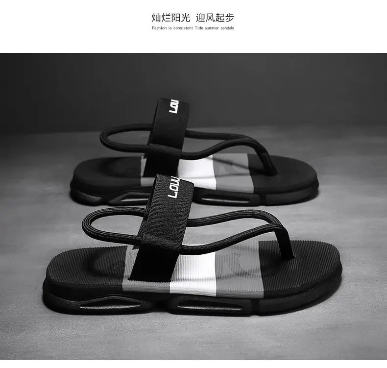 Flip-flops Men's Summer Popular Slippers Men's Non-slip Summer Vietnamese Outer Wear Beach Sandals Dual-use Sports and Leisure — feature 14