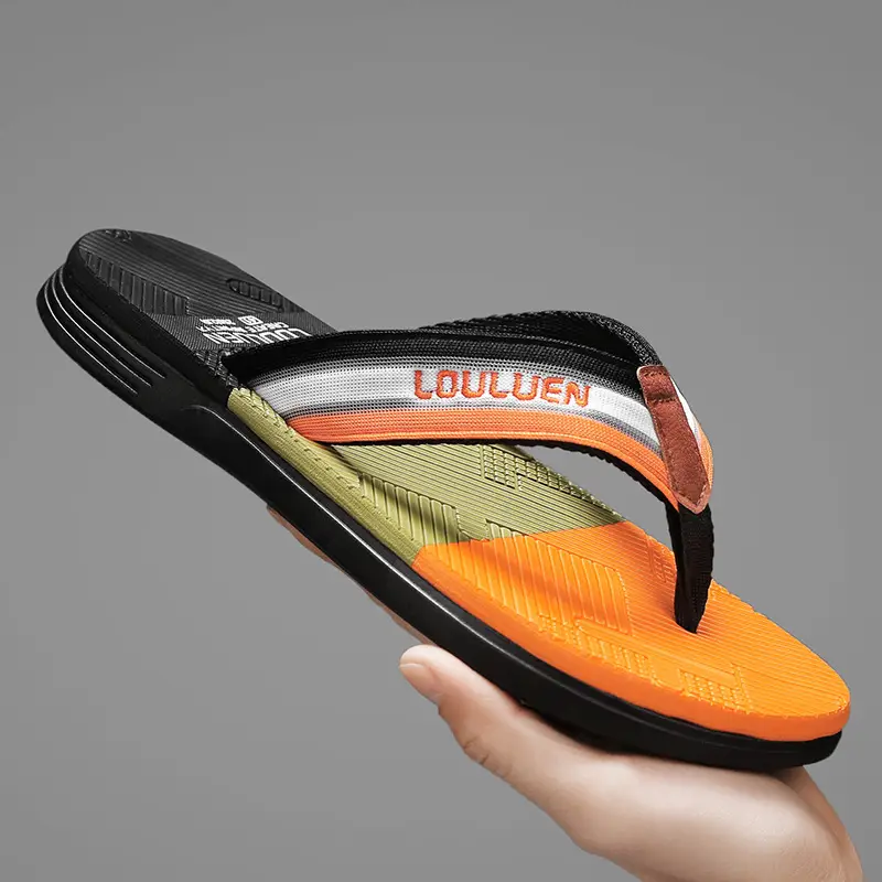 Slippers for Men, Summer Flip-flops, Men's Trendy Outer Wear, Non-slip Summer Soft-soled Vietnamese Beach Casual Sandals - Image 14