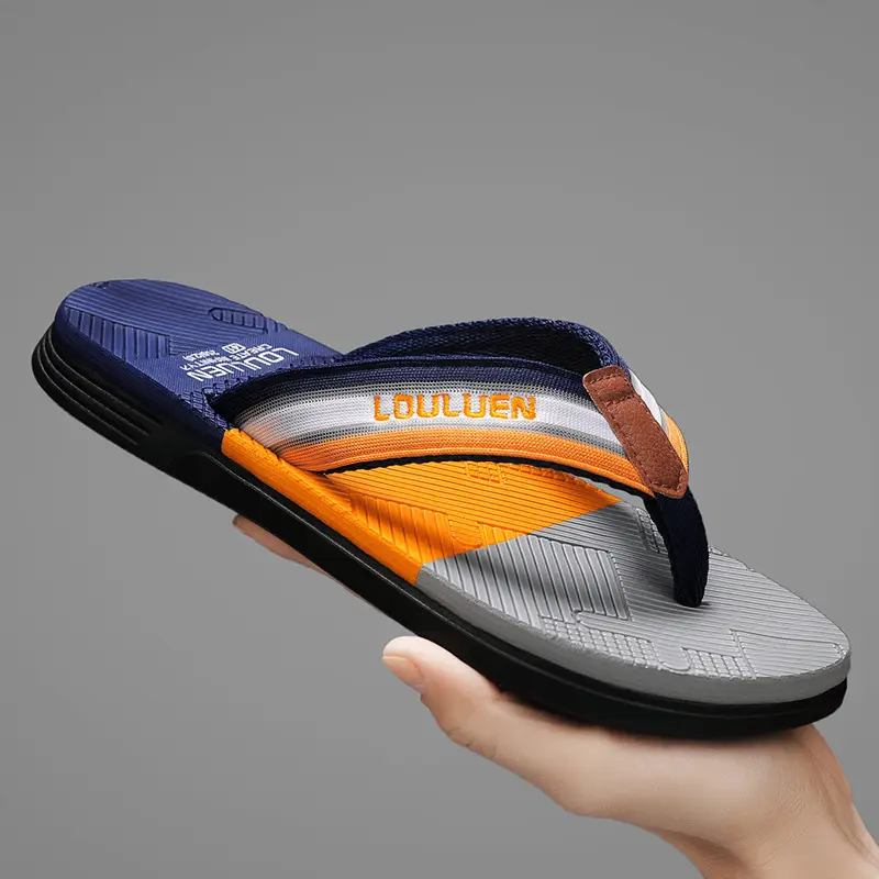 Slippers for Men, Summer Flip-flops, Men's Trendy Outer Wear, Non-slip Summer Soft-soled Vietnamese Beach Casual Sandals - Image 15