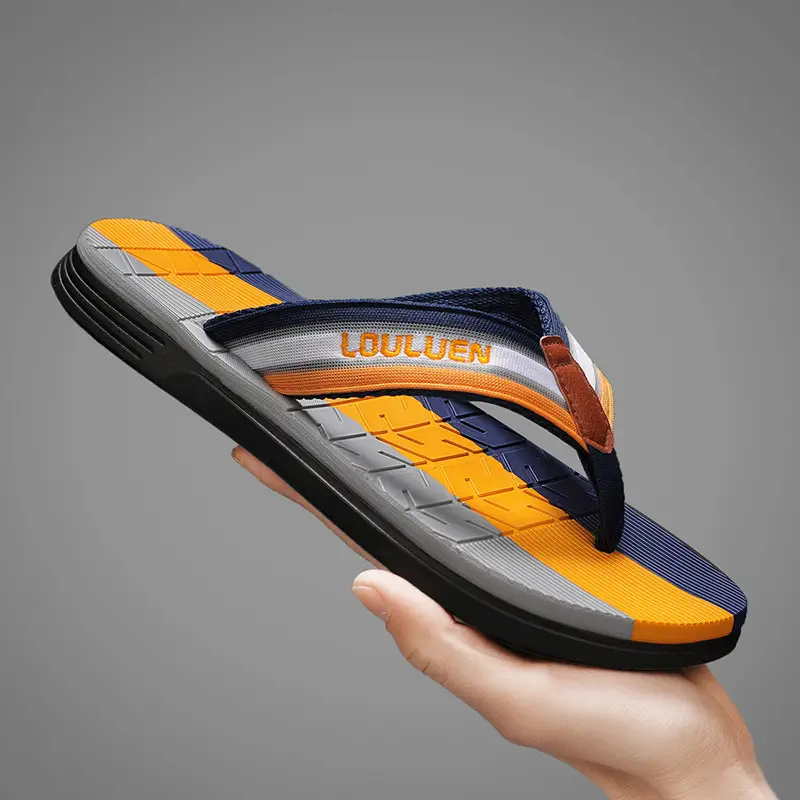 Slippers for Men, Summer Flip-flops, Men's Trendy Outer Wear, Non-slip Summer Soft-soled Vietnamese Beach Casual Sandals - Image 19