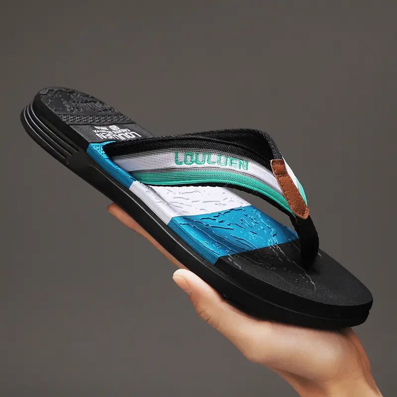 Slippers for Men, Summer Flip-flops, Men's Trendy Outer Wear, Non-slip Summer Soft-soled Vietnamese Beach Casual Sandals - Image 29