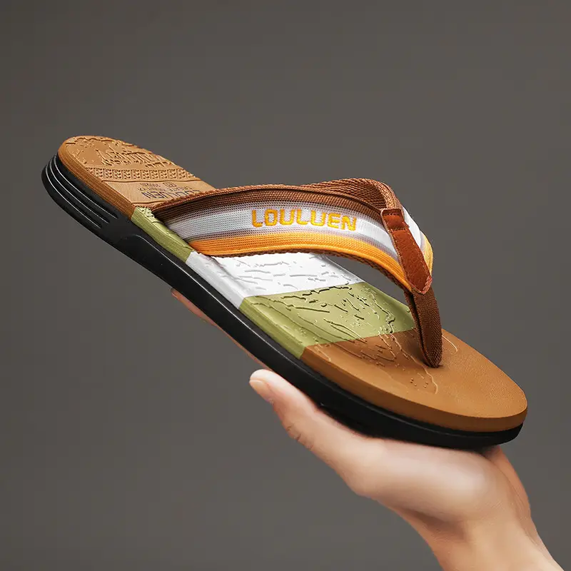 Slippers for Men, Summer Flip-flops, Men's Trendy Outer Wear, Non-slip Summer Soft-soled Vietnamese Beach Casual Sandals - Image 32