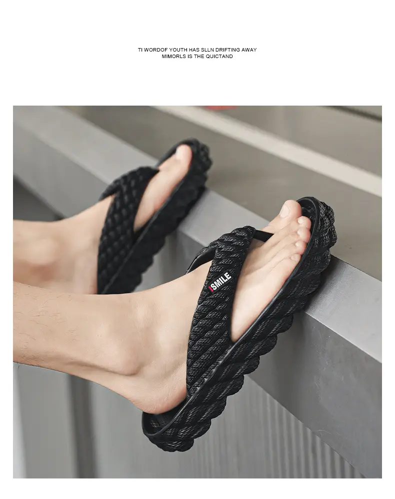 Guangdong Flip-flops Men's Summer Sports Large Size Flip-flops Soft Sole Slippers Beach Non-slip Wear-resistant Soft-soled Sandals — feature 11