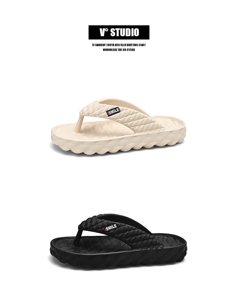 Guangdong Flip-flops Men's Summer Sports Large Size Flip-flops Soft Sole Slippers Beach Non-slip Wear-resistant Soft-soled Sandals — feature 4
