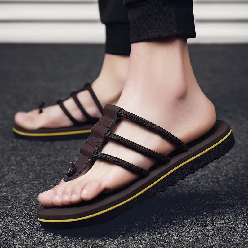 Flip-flops for Men, Non-slip, Wear-resistant, Deodorant, Men's Sandals, Summer Outdoor, South Beach Casual Sandals for Youth - Image 7