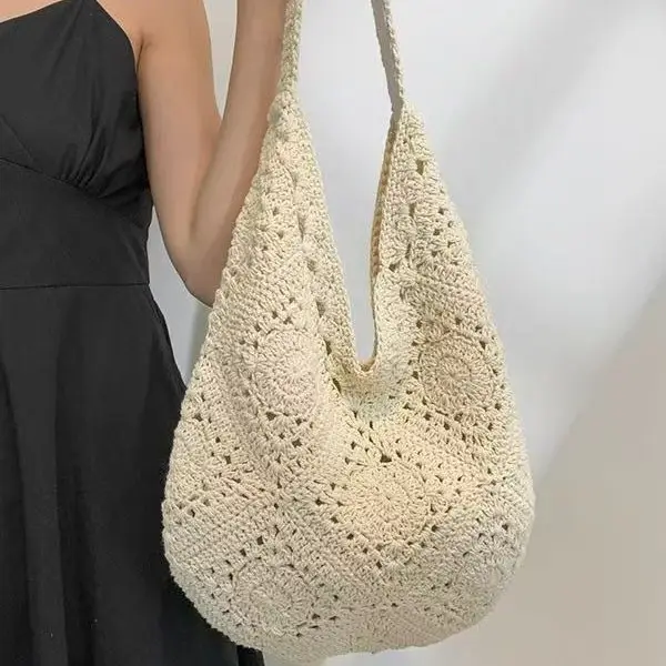 Women's Cotton One-Shoulder Beach Bag 360cm - Image 5