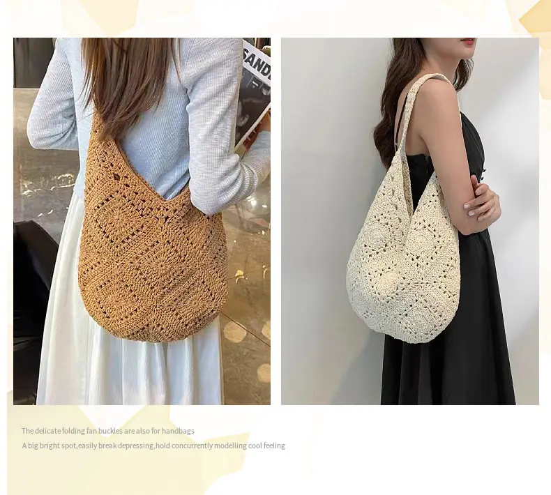 Women's Cotton One-Shoulder Beach Bag 360cm — feature 8