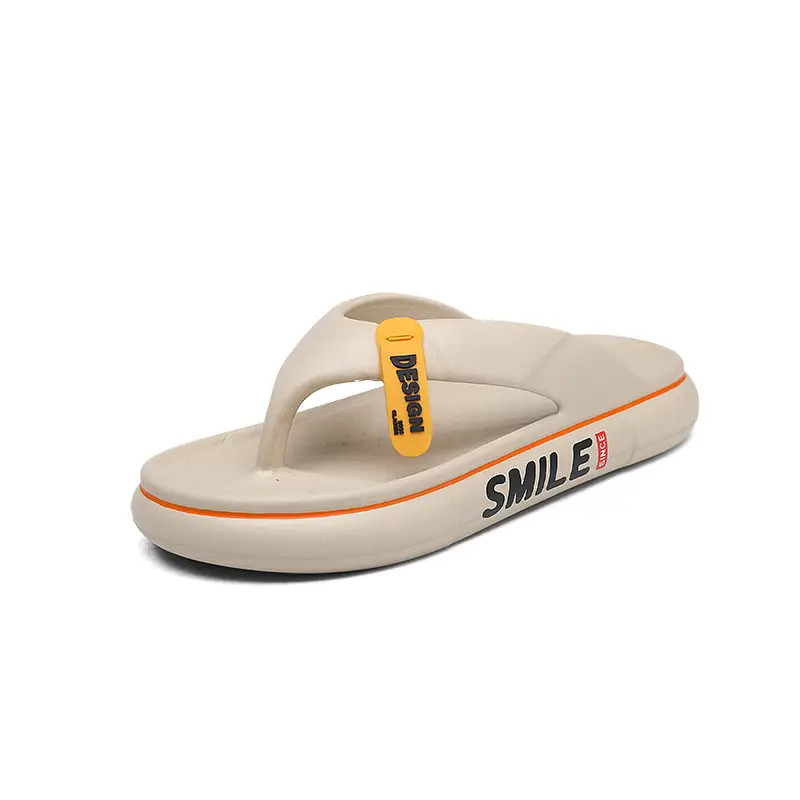Flip-flops Men's Summer New Thick Bottom Couple's Shit-feeling Outer Wear Beach Casual Flip-flops plus size Sandals - Image 5