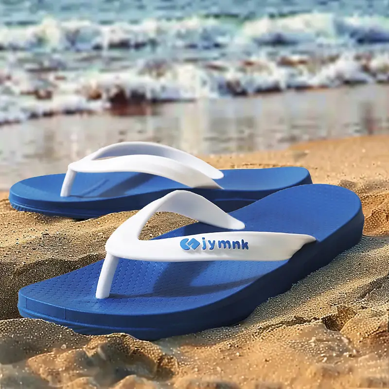 Flip-Flops Men's Summer 2025 New Non-Slip Wear-Resistant Men's Flip-Flops Outer Wear Flats-Soled Splint Beach Sandals