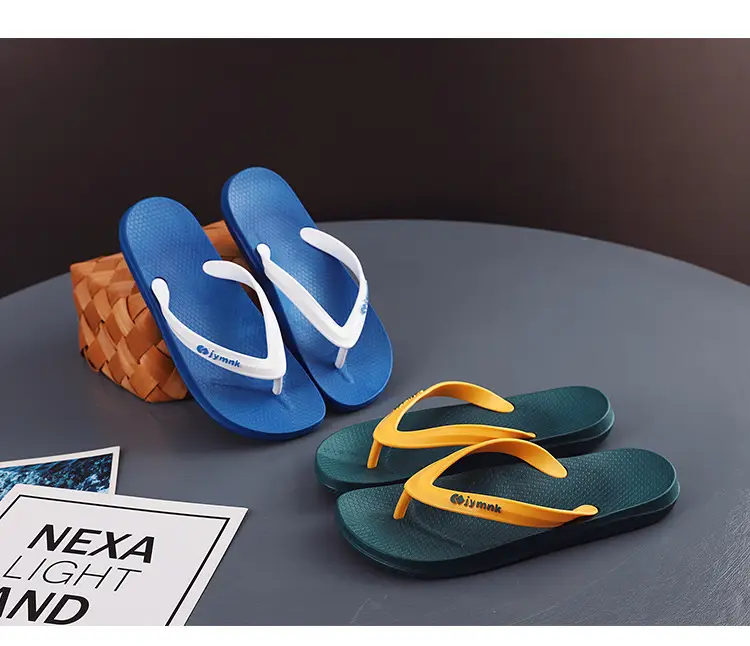 Flip-Flops Men's Summer 2025 New Non-Slip Wear-Resistant Men's Flip-Flops Outer Wear Flats-Soled Splint Beach Sandals — feature 14