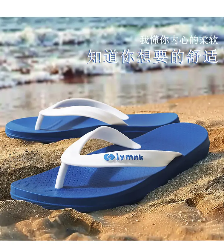 Flip-Flops Men's Summer 2025 New Non-Slip Wear-Resistant Men's Flip-Flops Outer Wear Flats-Soled Splint Beach Sandals — feature 4
