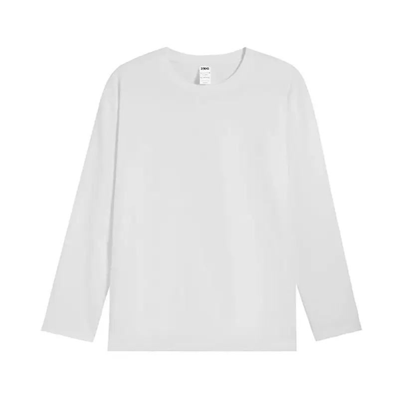 Pure Cotton Seamless Long Sleeve T-Shirt for Men - Image 15