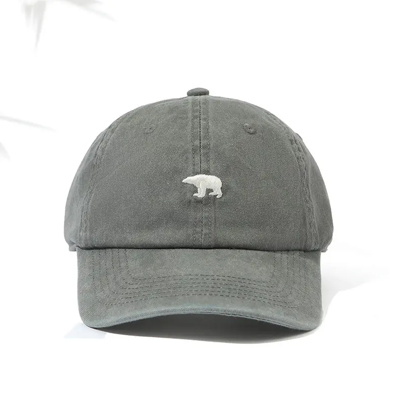 Summer Washable Casual Cap with Metal Button — feature 3
