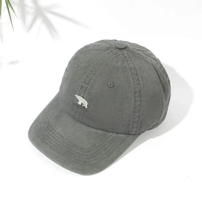 Summer Washable Casual Cap with Metal Button — feature 4