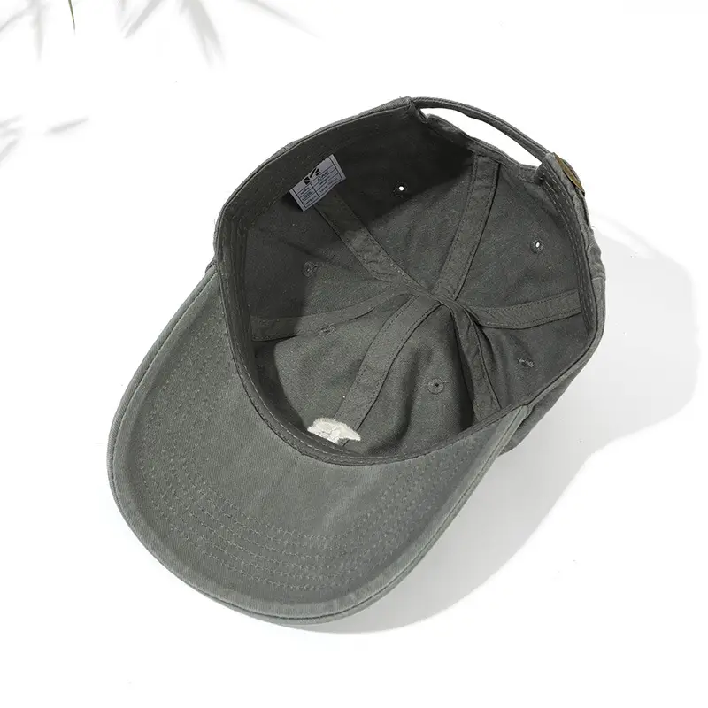 Summer Washable Casual Cap with Metal Button — feature 5
