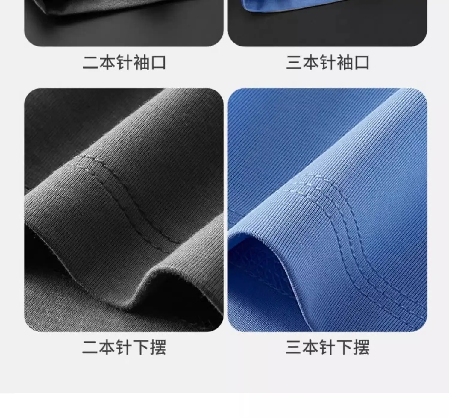 Men Blue Cotton T-Shirt Short Sleeve Round Neck 2024 — feature 10