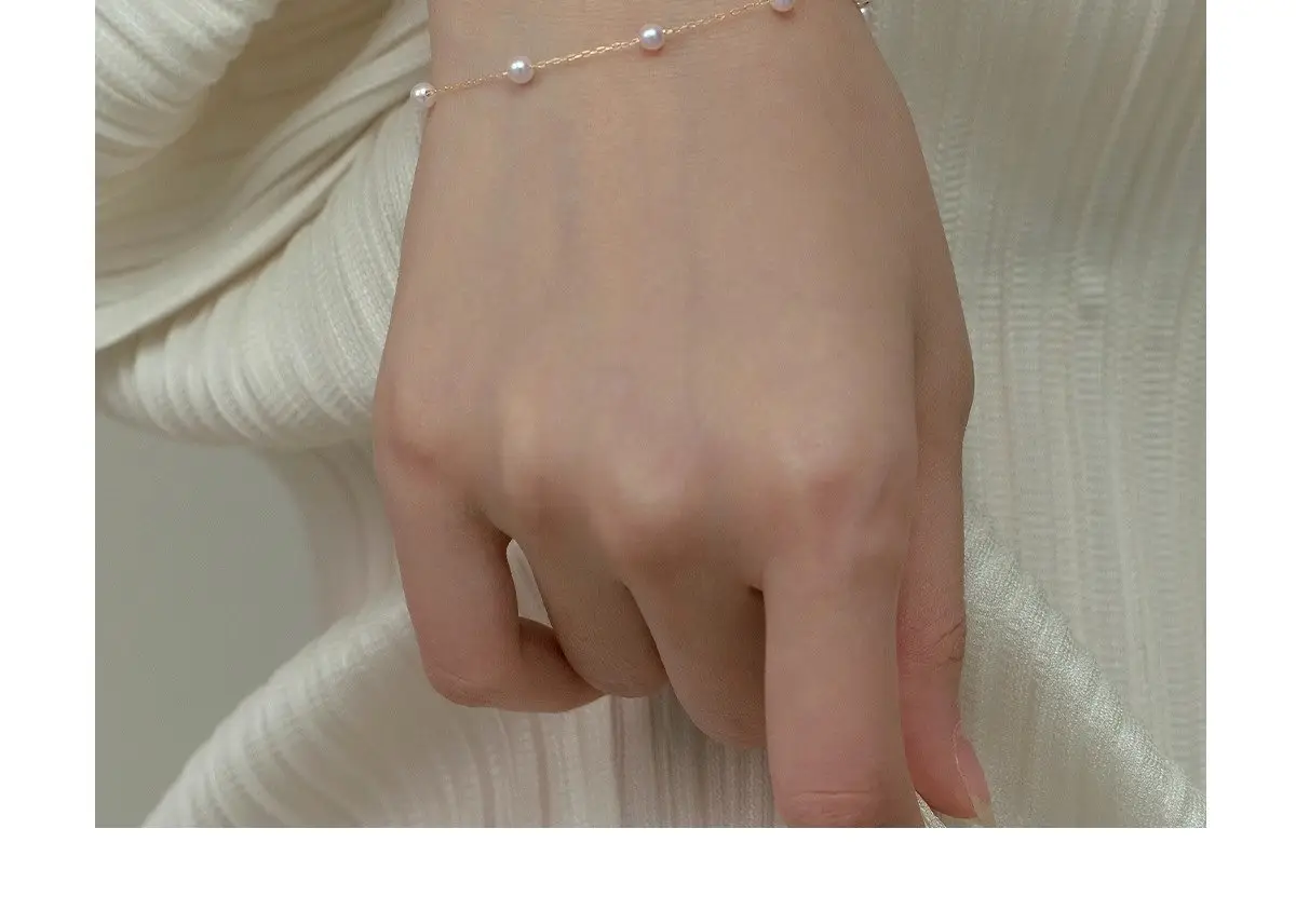 925 Sterling Silver Pearl Bracelet Women's Cross-border Light Luxury — feature 7