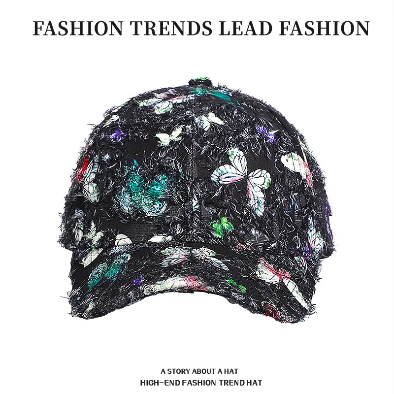 Blue Butterfly Women's Baseball Cap SPF5 - Image 5