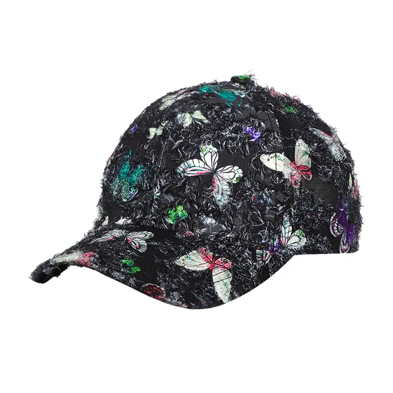 Blue Butterfly Women's Baseball Cap SPF5 - Image 8