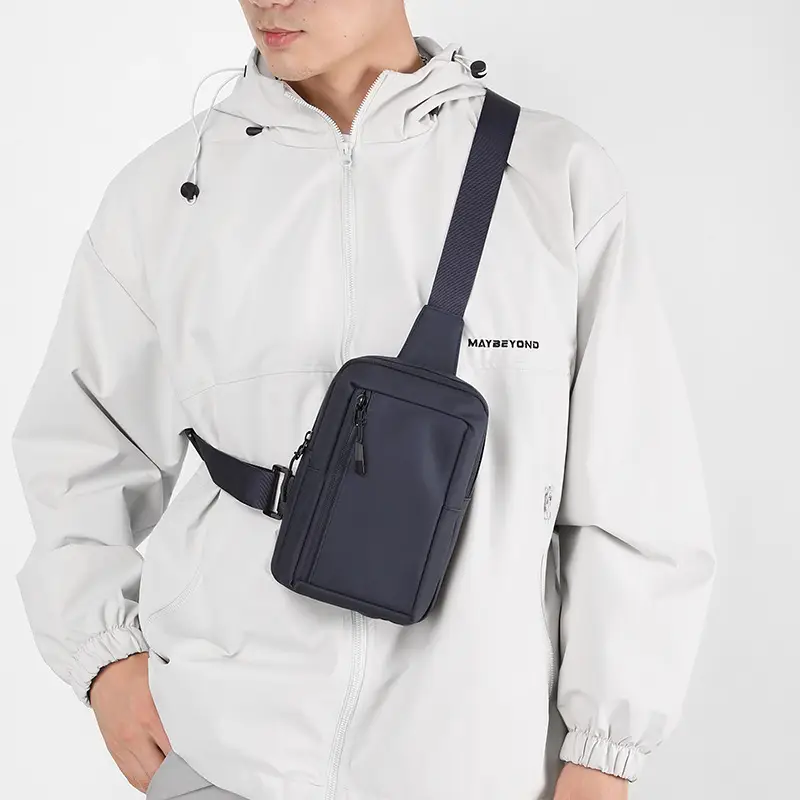 New Men's Shoulder Bag Black Mobile Phone Crossbody - Image 7