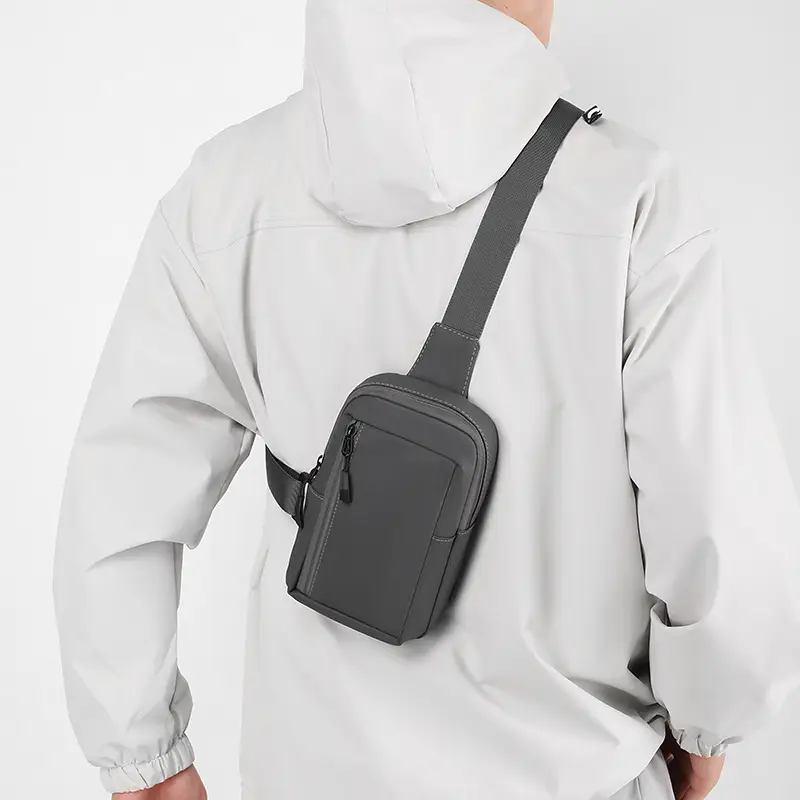New Men's Shoulder Bag Black Mobile Phone Crossbody - Image 8