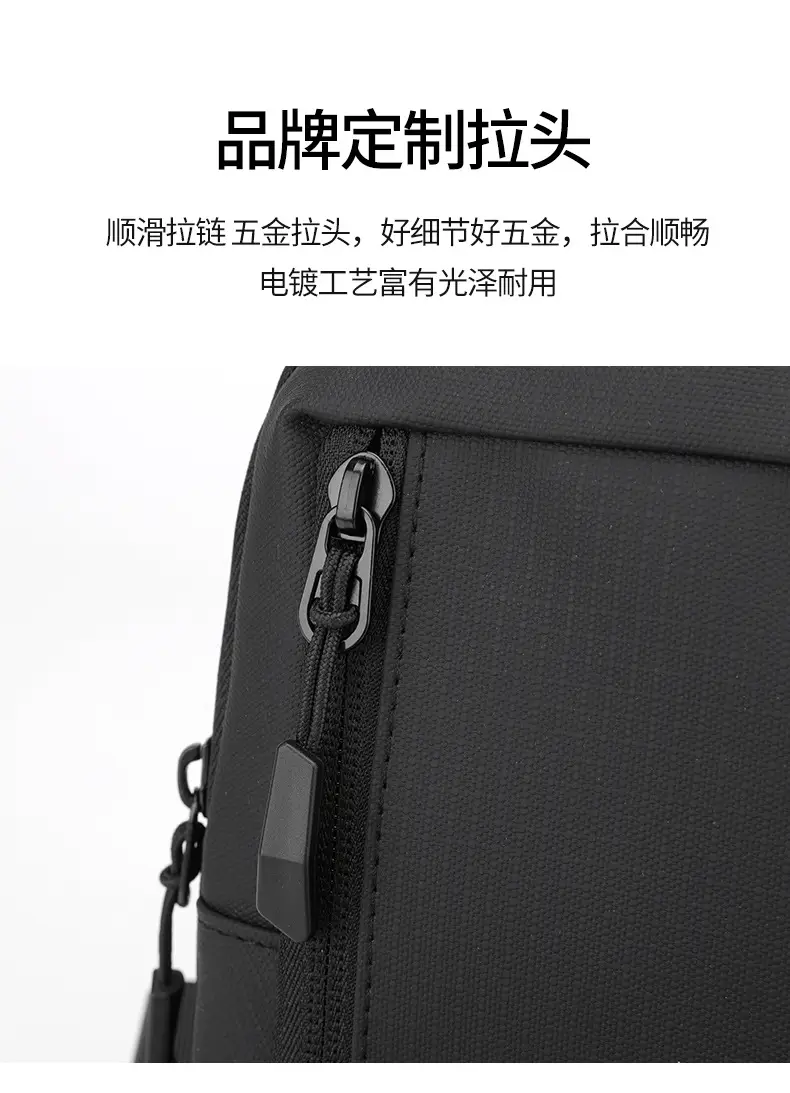 New Men's Shoulder Bag Black Mobile Phone Crossbody — feature 7