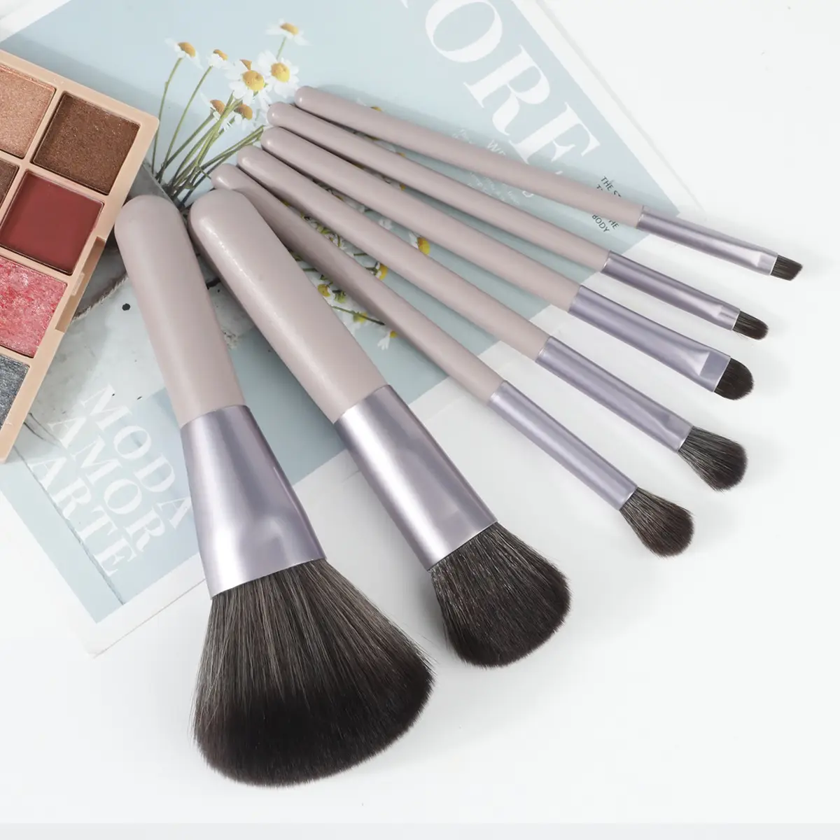 7 Piece Makeup Brush Set for Beginners & Pros β feature 4