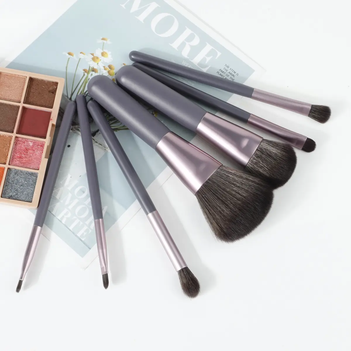 7 Piece Makeup Brush Set for Beginners & Pros β feature 9