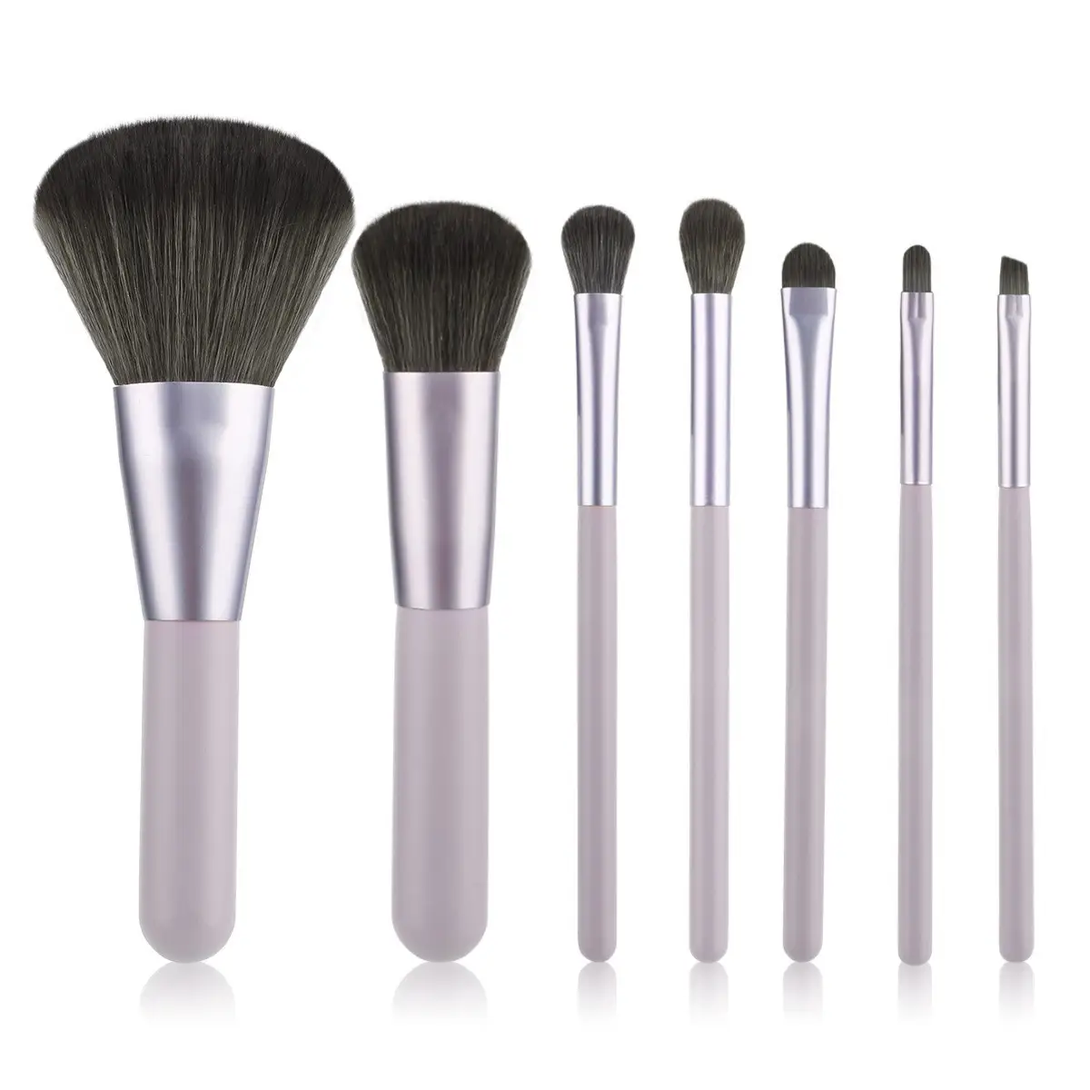 7 Piece Makeup Brush Set for Beginners & Pros