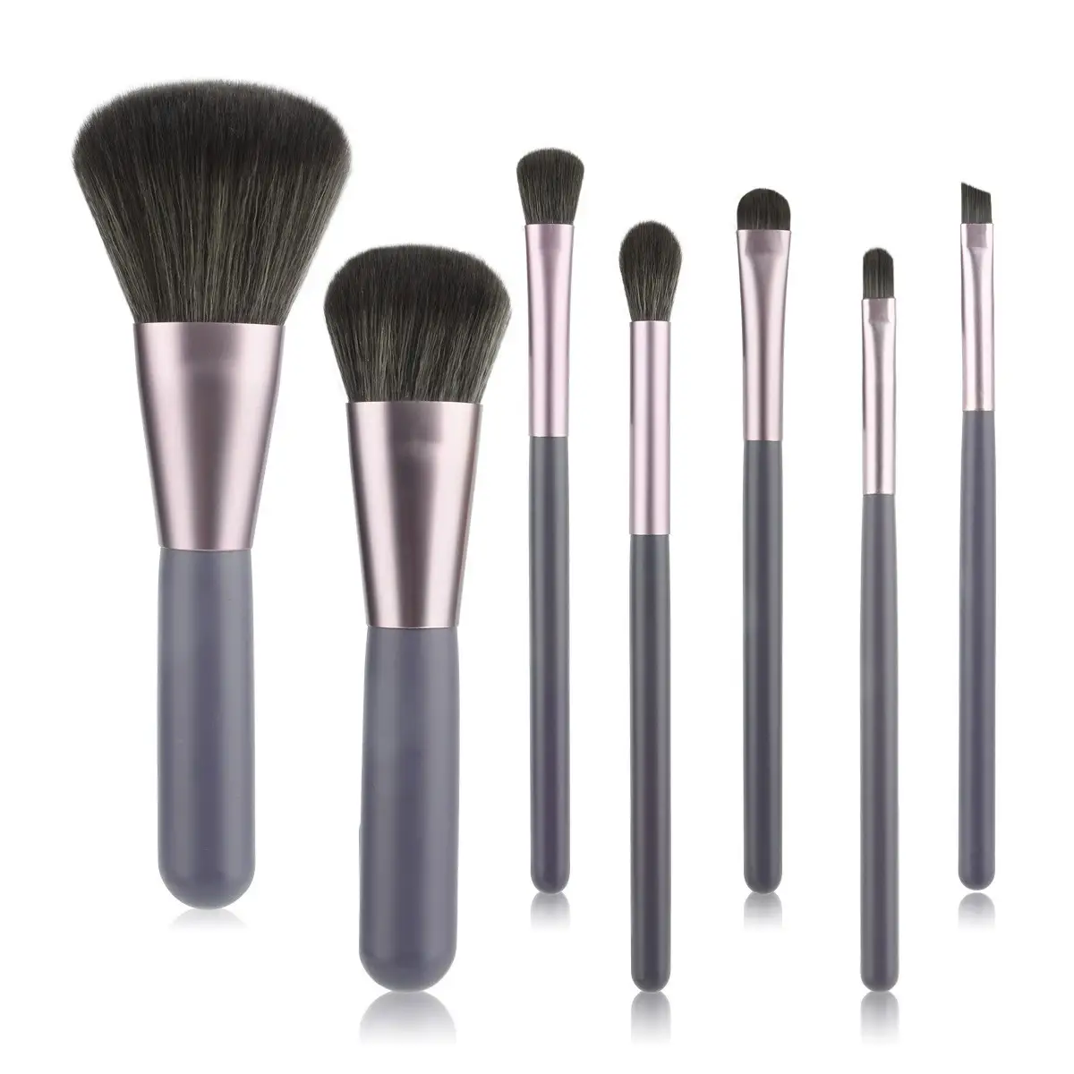 7 Piece Makeup Brush Set for Beginners & Pros - Image 2