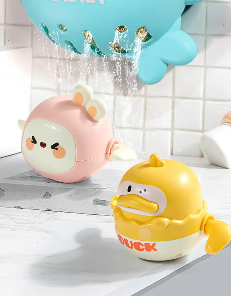 Little Duck, Yellow Duck, Fishing Net, Kidsren's Fishing, Playing in the Water, Baby Bathroom Bathing and Bathing Toy, 2 Years Old — feature 5