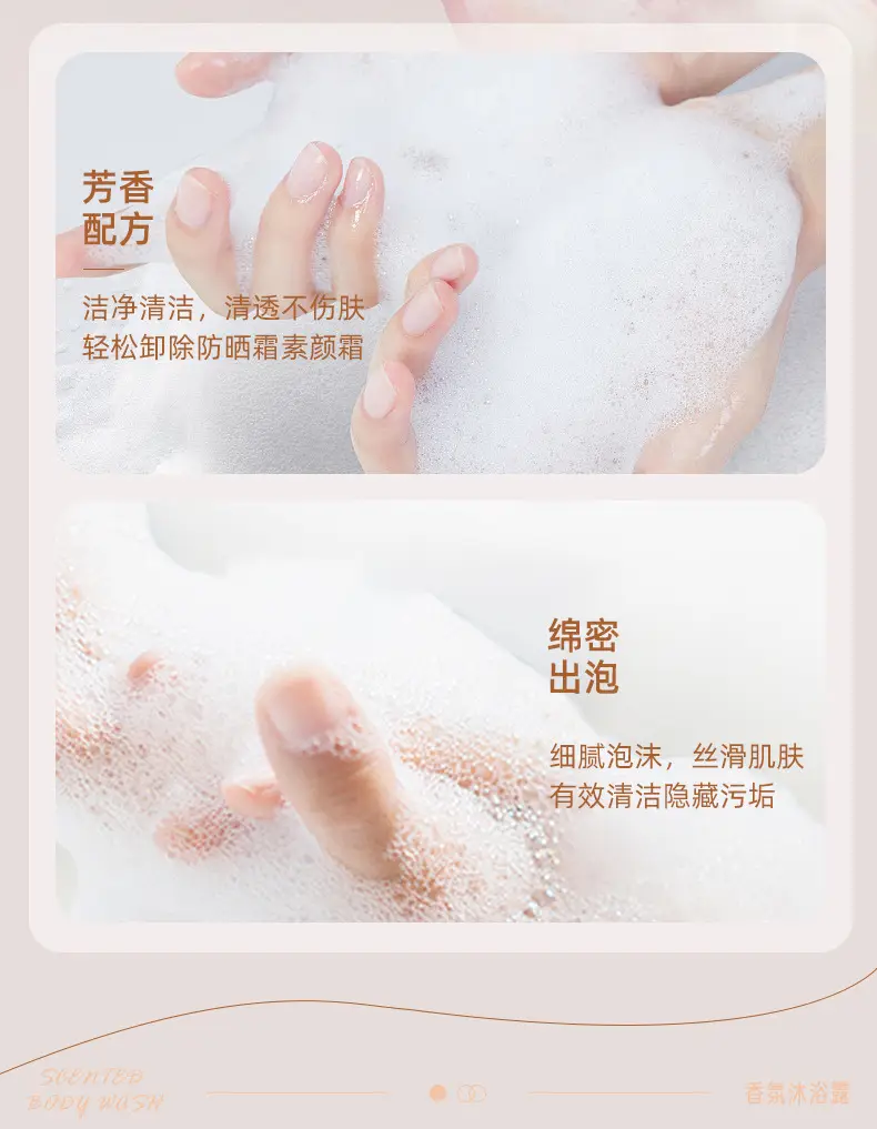 Luxe Xinzhi Camellia Shower Gel, Long-Lasting Fragrance, Full-Body Fragrance, Bath Fragrance, Large Bottle for Family Use — feature 12