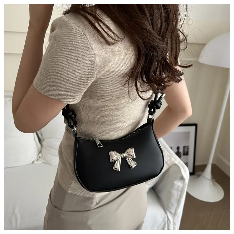 Women's Brown Bow Crossbody Bag 2024 Spring Summer — feature 10