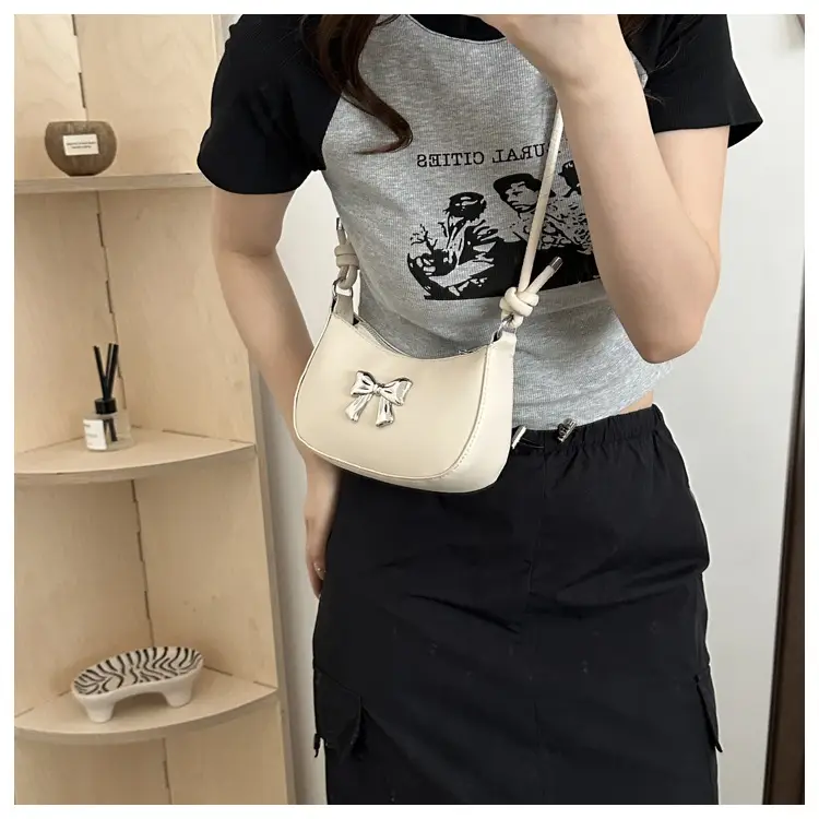 Women's Brown Bow Crossbody Bag 2024 Spring Summer — feature 20