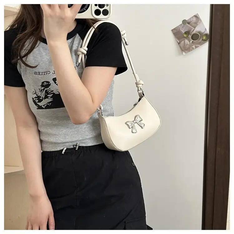 Women's Brown Bow Crossbody Bag 2024 Spring Summer — feature 22