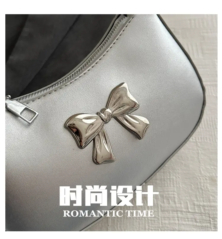 Women's Brown Bow Crossbody Bag 2024 Spring Summer — feature 7
