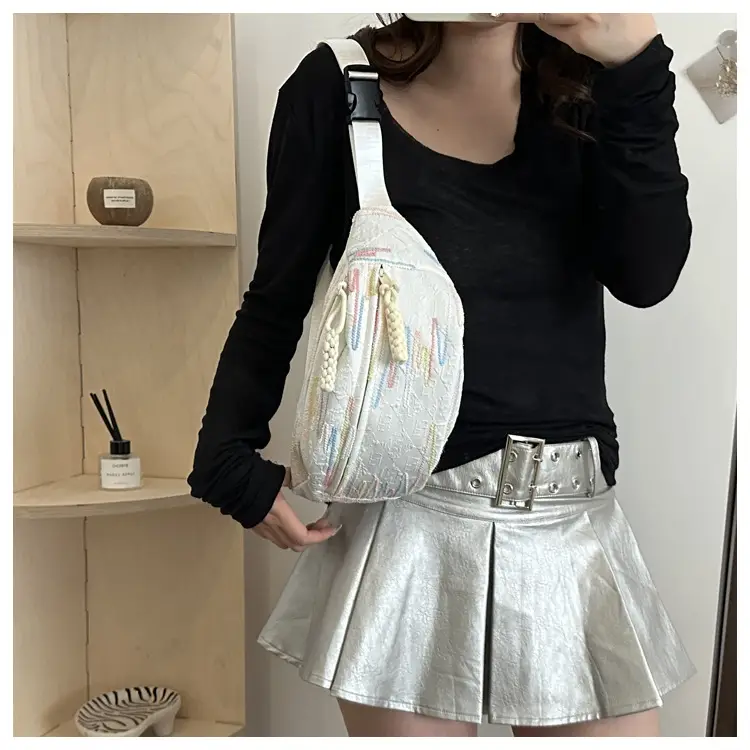 Pink Embroidered Crossbody Bag for Women 2024 — feature 11