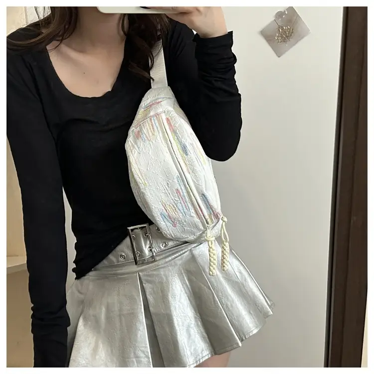 Pink Embroidered Crossbody Bag for Women 2024 — feature 12