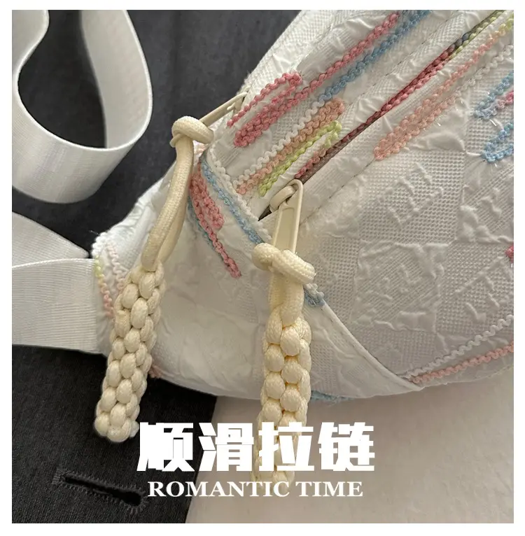 Pink Embroidered Crossbody Bag for Women 2024 — feature 5