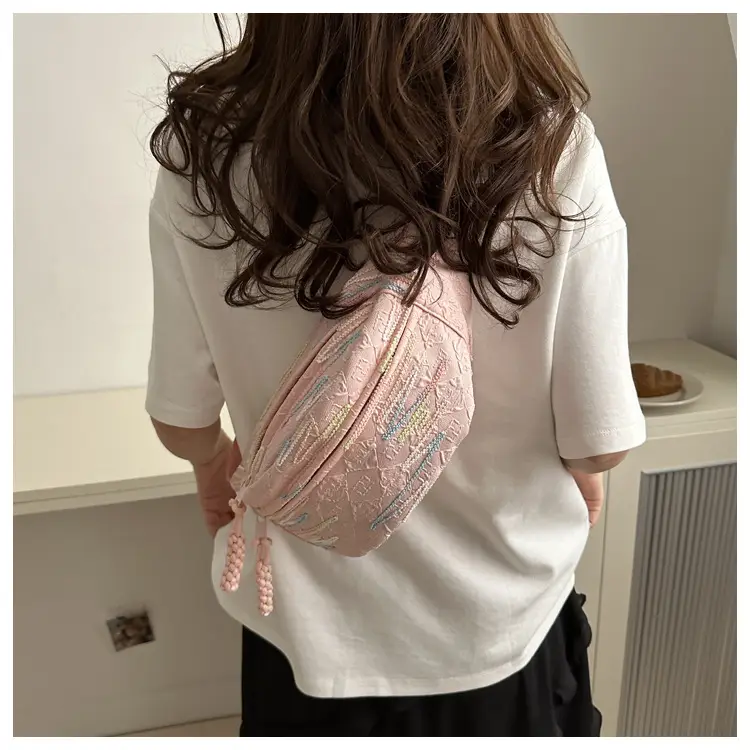 Pink Embroidered Crossbody Bag for Women 2024 — feature 8