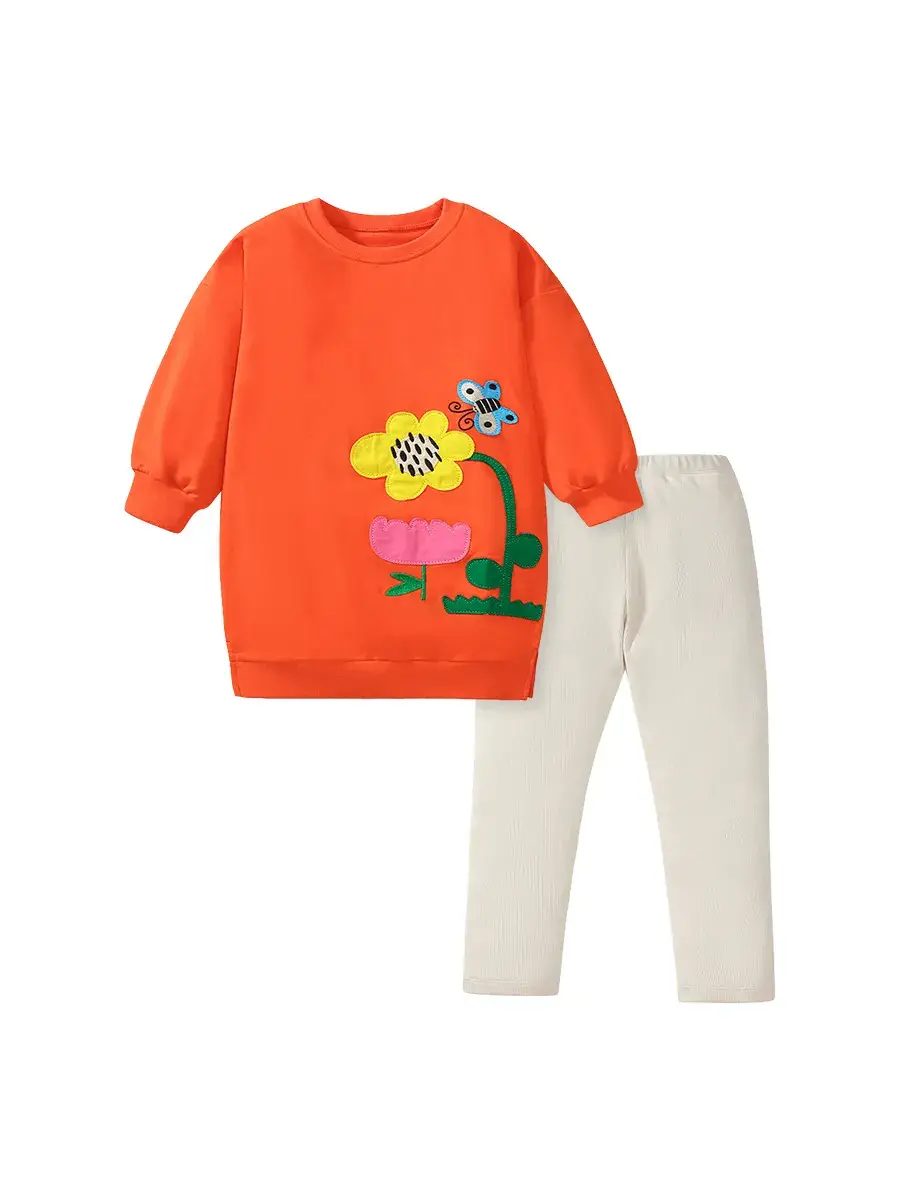 Little maven European and American girls sweater suit children's clothing autumn cute long sleeve children's suit