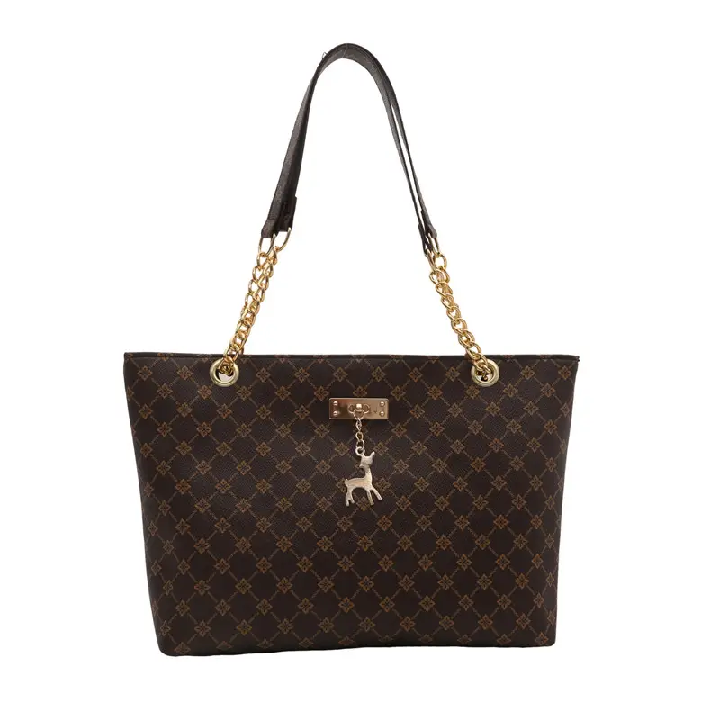 Vintage Textured Chain Shoulder Bag Women 2024 - Image 9