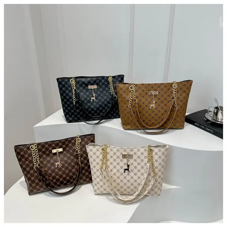 Vintage Textured Chain Shoulder Bag Women 2024 — feature 14