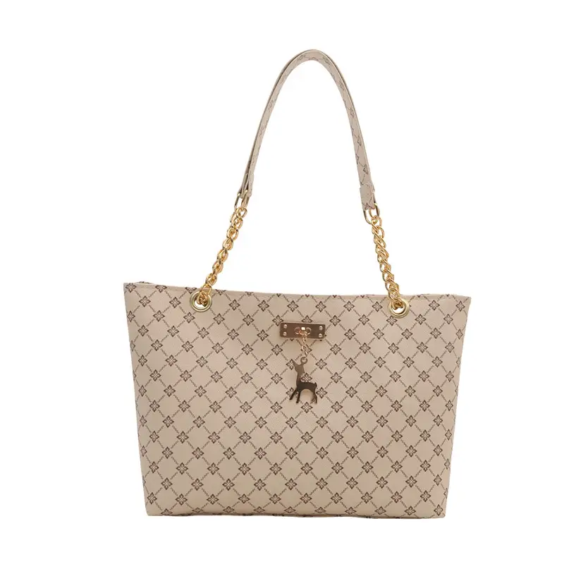 Vintage Textured Chain Shoulder Bag Women 2024 - Image 2