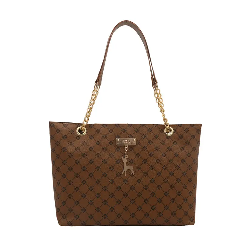 Vintage Textured Chain Shoulder Bag Women 2024 - Image 4