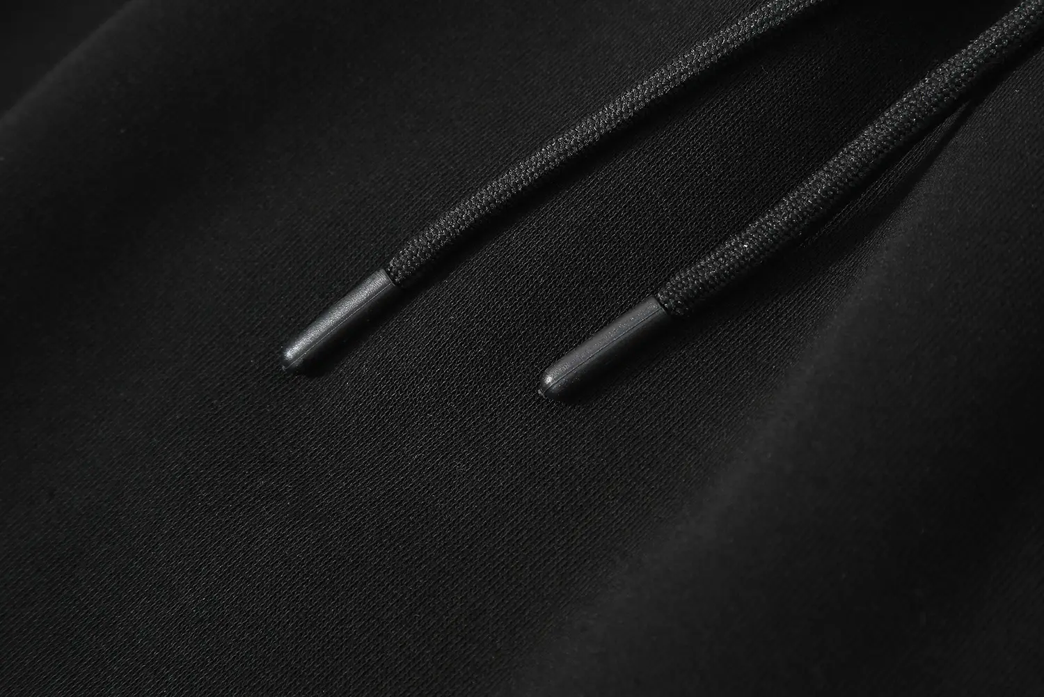 Men Black Cotton Drawstring Pants Slim Fit — feature 11