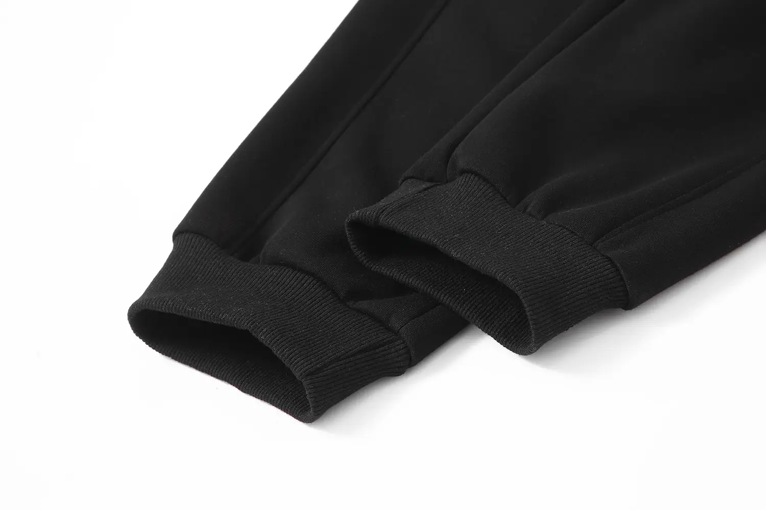 Men Black Cotton Drawstring Pants Slim Fit — feature 12