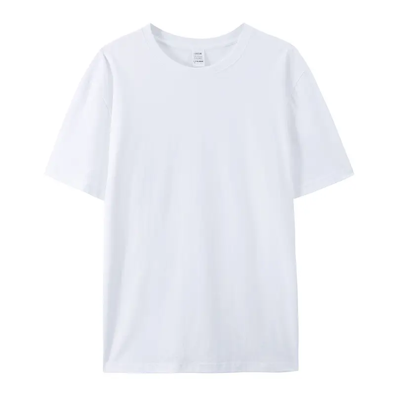 Men's Pure CoTTon Green T-Shirt Round Neck Summer - Image 2