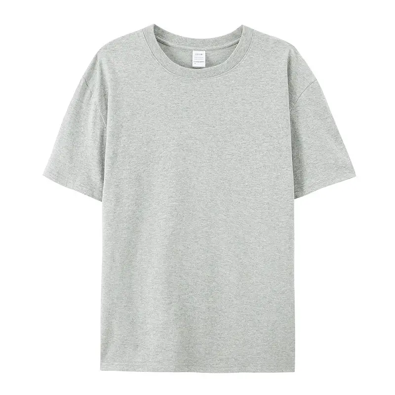 Men's Pure CoTTon Green T-Shirt Round Neck Summer - Image 3