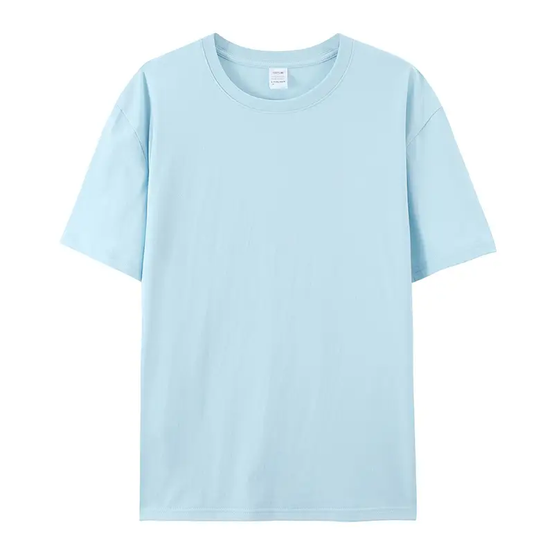 Men's Pure CoTTon Green T-Shirt Round Neck Summer - Image 7